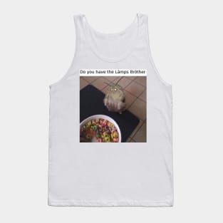 Moth Lamp Loops Meme Tank Top